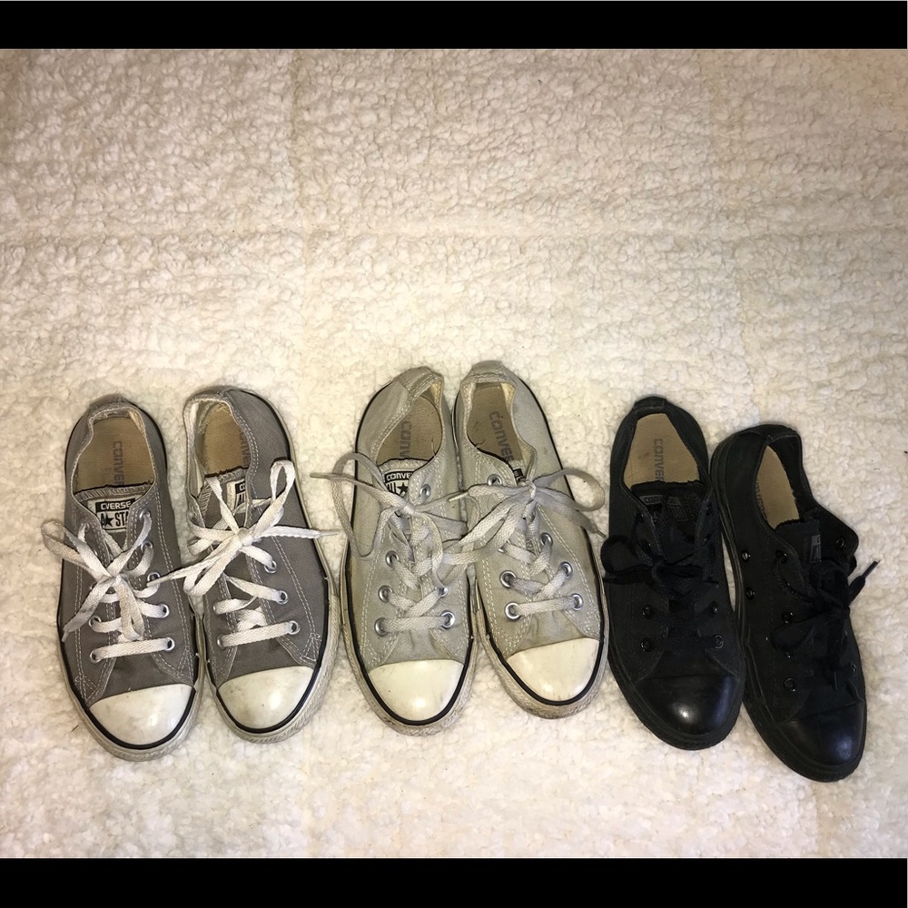 Bundle of converse shoes
